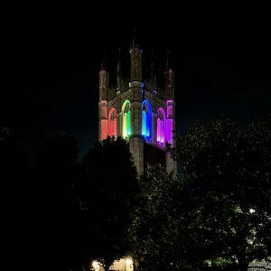 Eden Tower Colorfully Shines for Pride Month